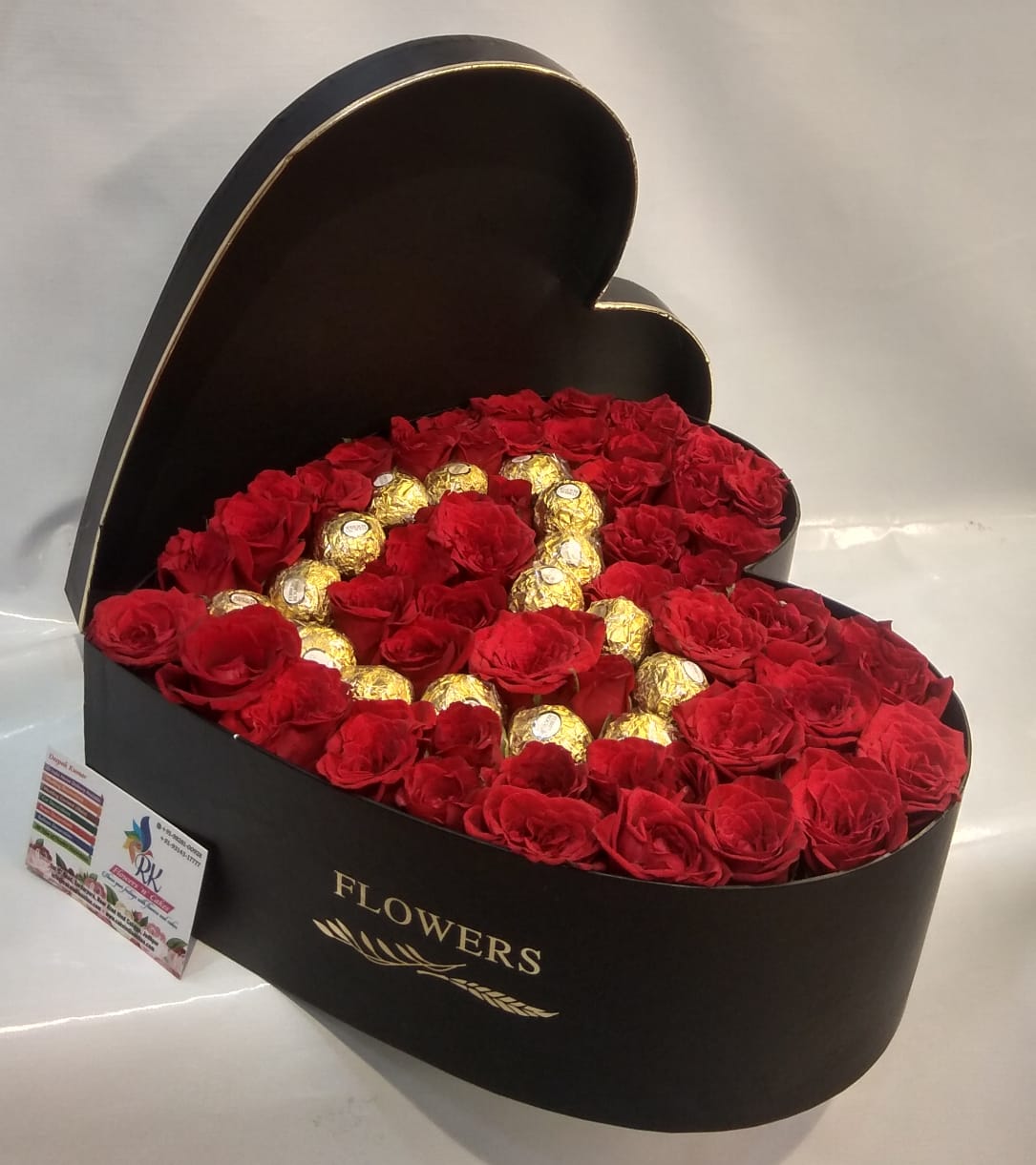 Roses & Chocolate Arrangement